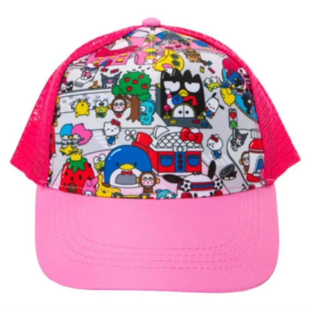 Sanrio Trucker Baseball Hat Hello Kitty & Friends